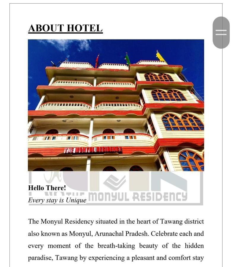 מלון טוואנג The Monyul Residency מראה חיצוני תמונה